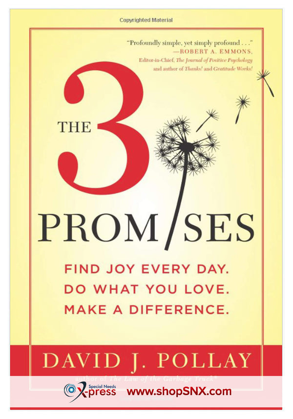 The 3 Promises: Find Joy Every Day. Do What You Love. Make A Difference (HARDCOVER)