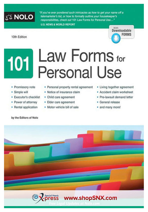 101 Law Forms For Personal Use