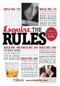 Esquire The Rules: A Man's Guide to Life