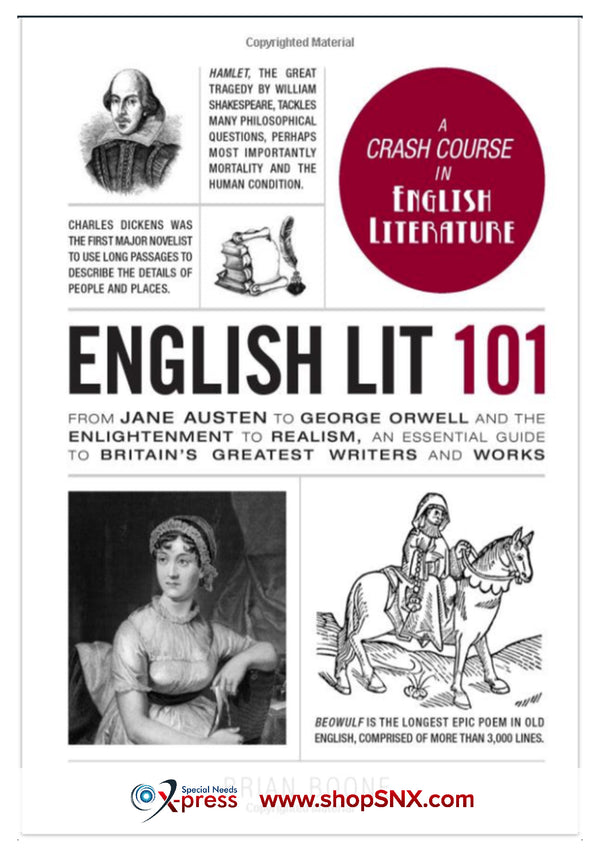 English Lit 101: From Jane Austen to George Orwell and the Enlightenment to Realism, an essential guide to Britain's greatest writers and works (HARDCOVER)